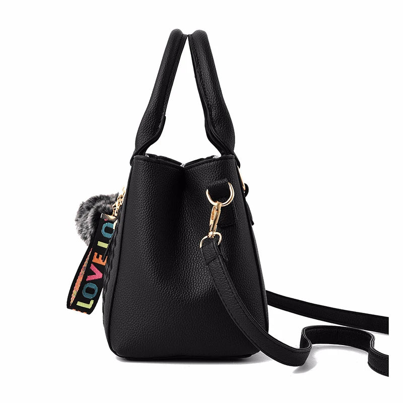 Luna Embroidered Charm Bag