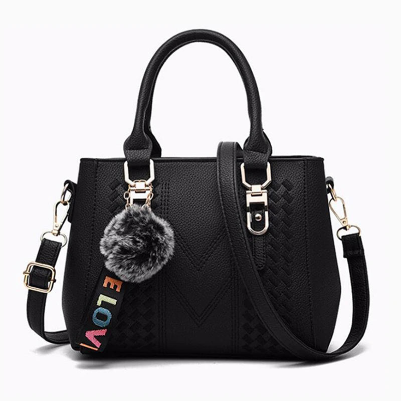 Luna Embroidered Charm Bag