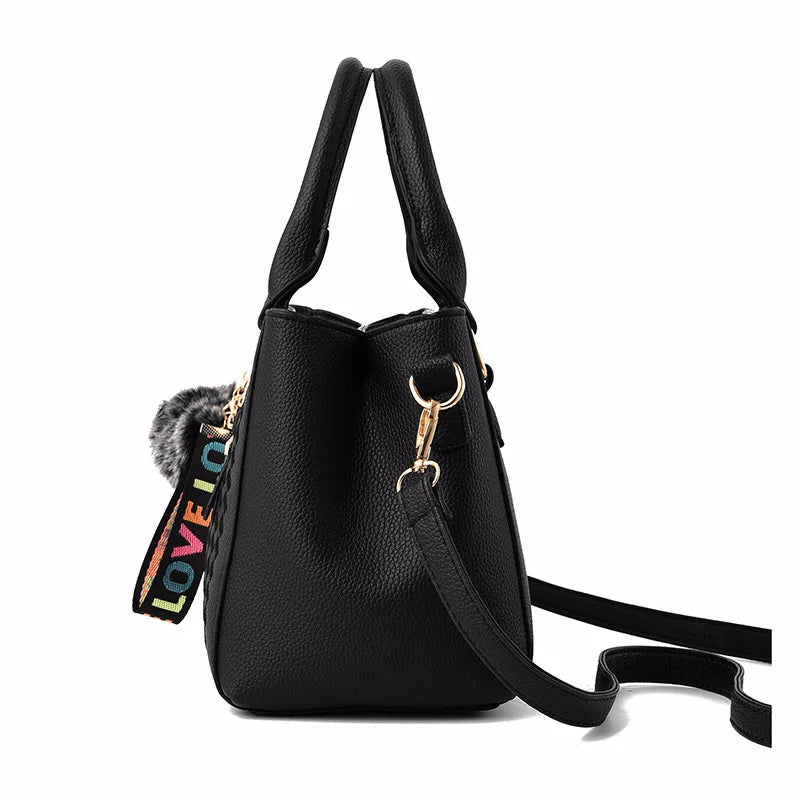 Luna Embroidered Charm Bag