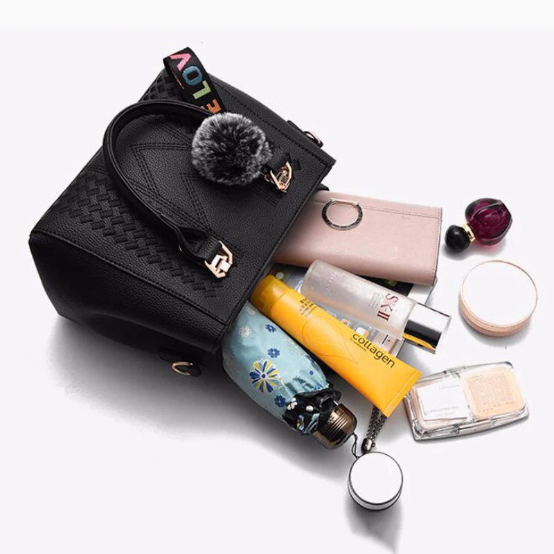 Luna Embroidered Charm Bag