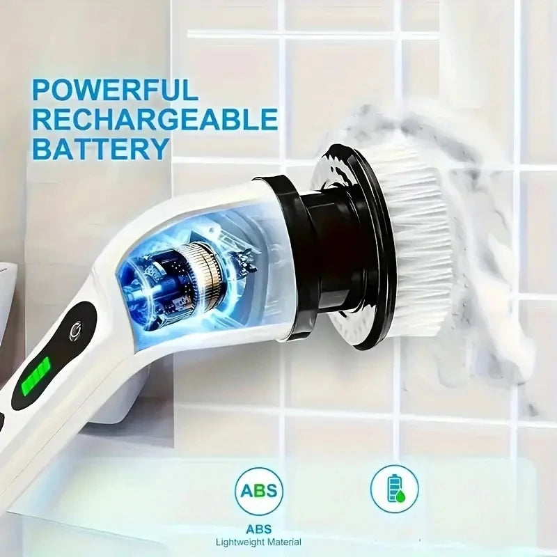 PowerSpin Pro — 7-Head Electric Cleaning Brush