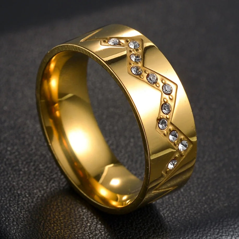 Eternal Bond – Matte Steel Ring