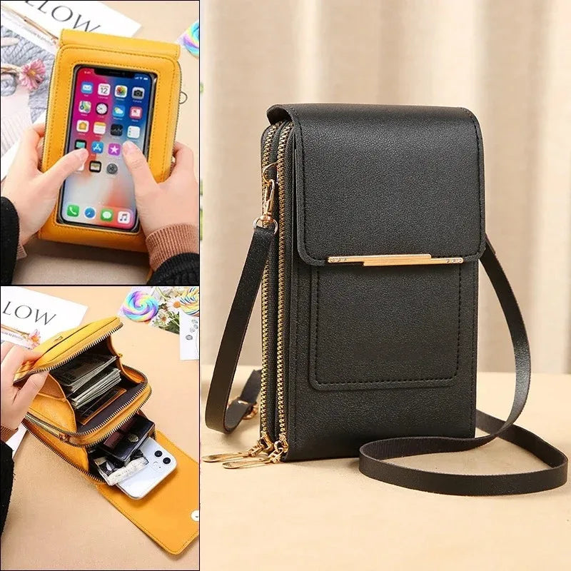 Touch-Screen Crossbody Phone Bag