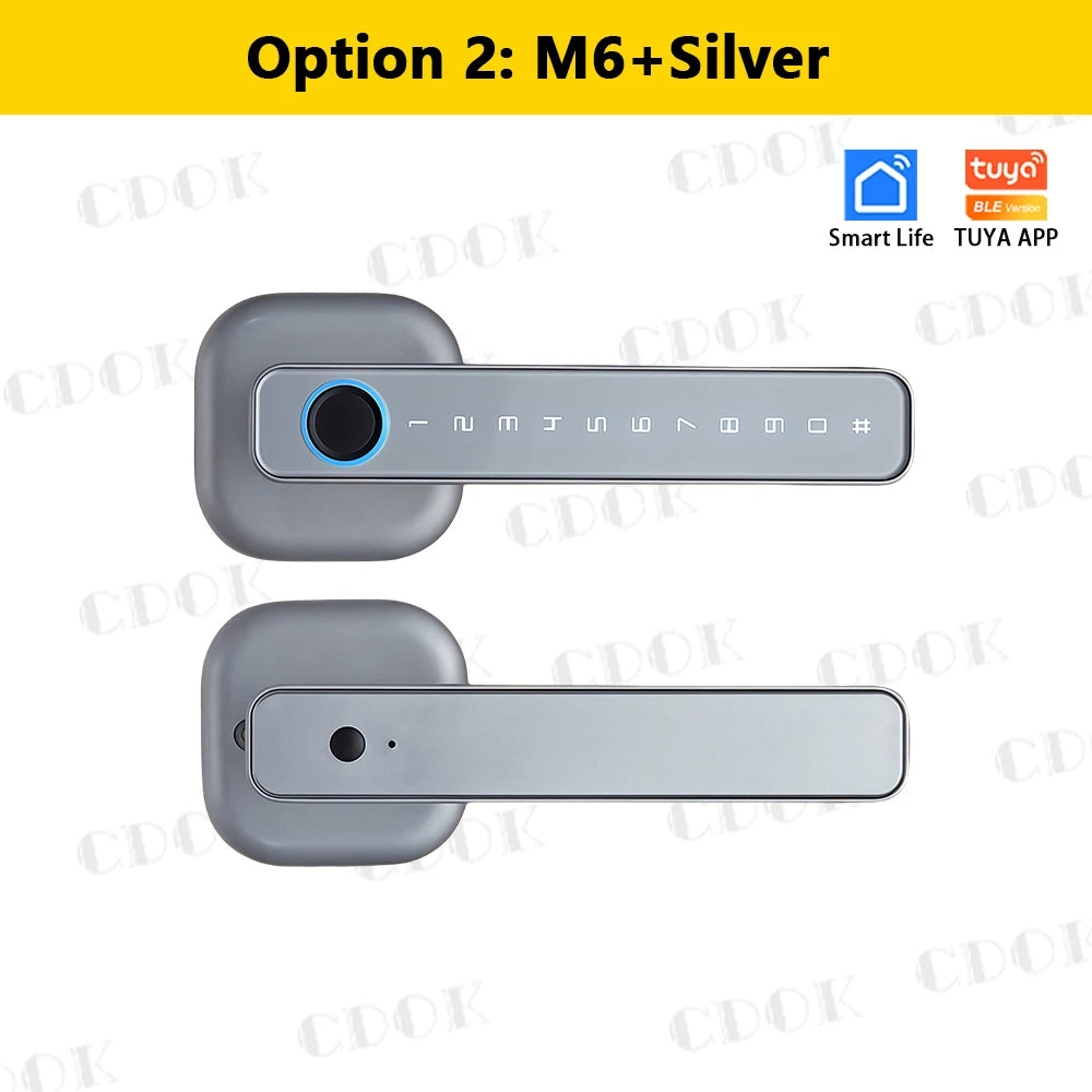 CDOK SmartGuard Pro — Tuya Fingerprint Door Lock