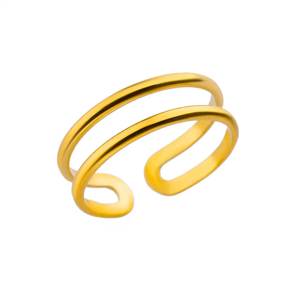 Golden Vow™ Geometric Ring