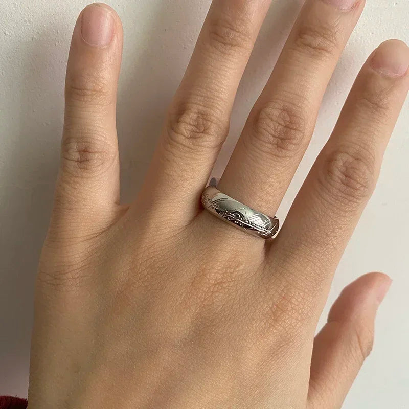 Silent Words – Stainless Steel Ring