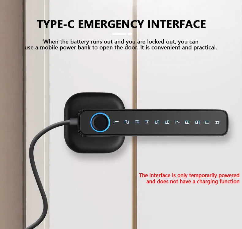 CDOK SmartGuard Pro — Tuya Fingerprint Door Lock