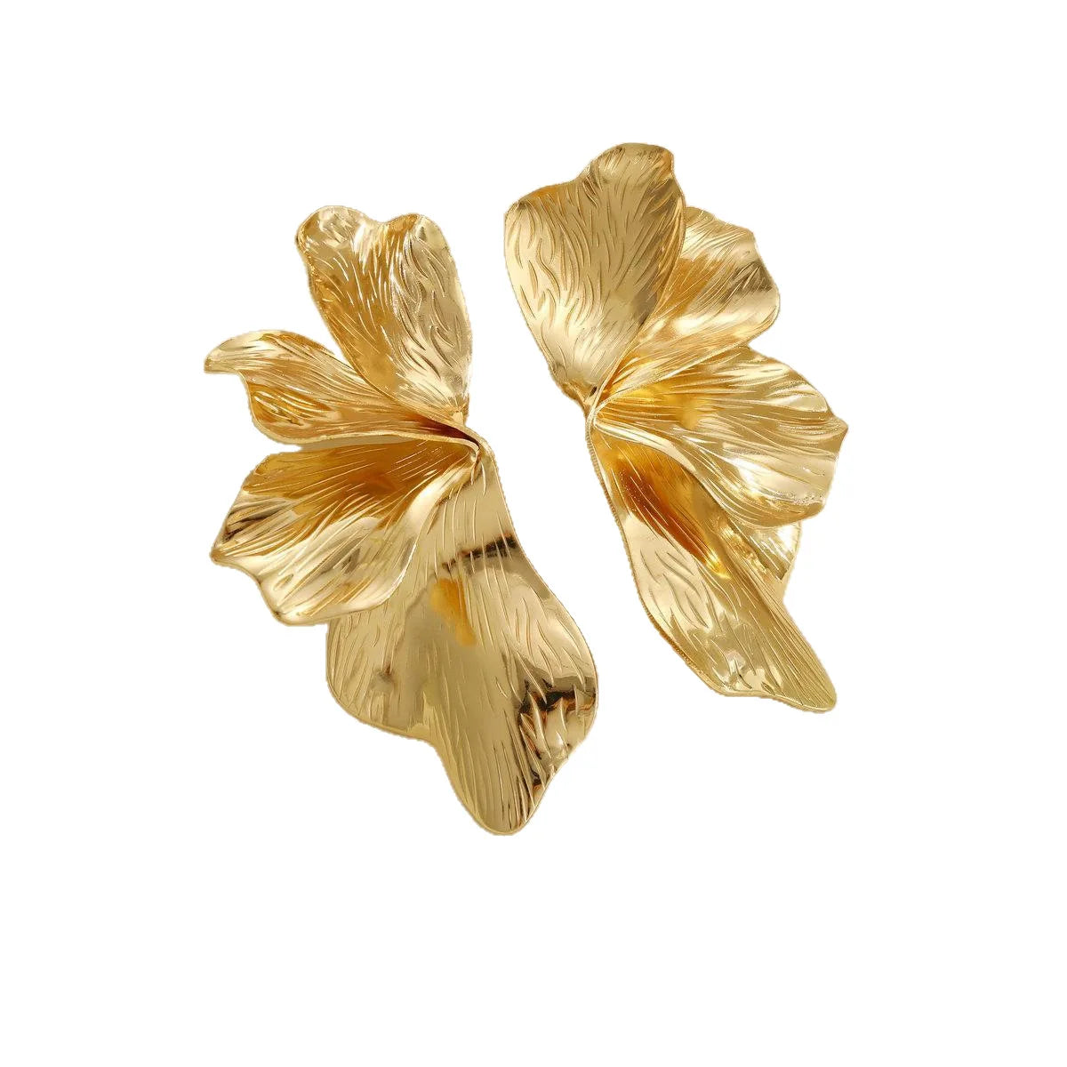 Golden Blossom Drop Earrings