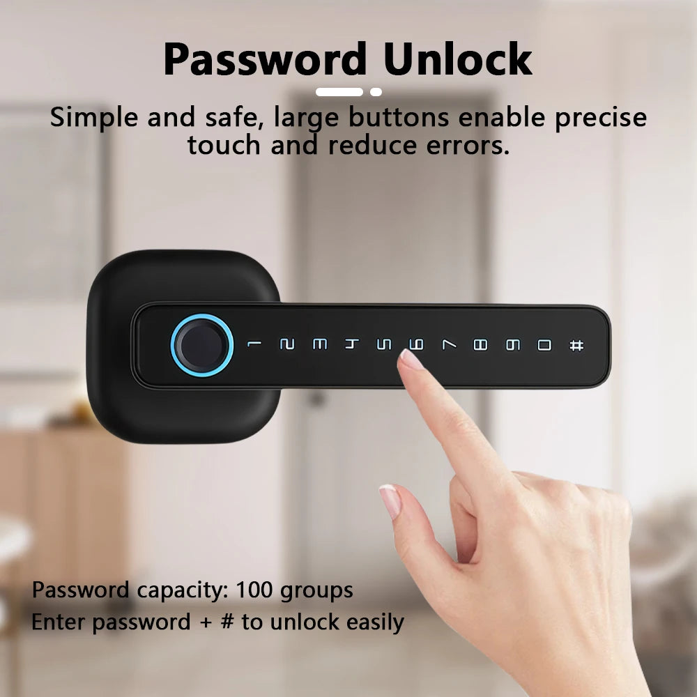 CDOK SmartGuard Pro — Tuya Fingerprint Door Lock