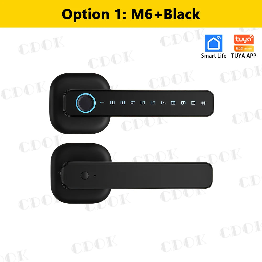 CDOK SmartGuard Pro — Tuya Fingerprint Door Lock