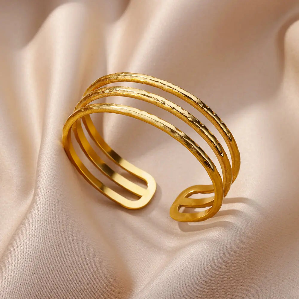 Eternal Gold Cuff Bracelet