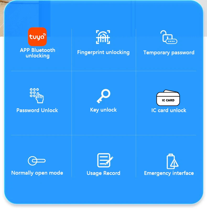 CDOK SmartGuard Pro — Tuya Fingerprint Door Lock