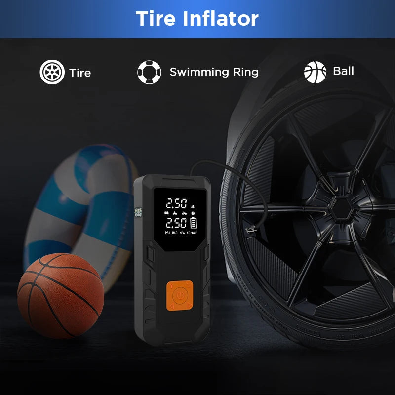 Junsun PowerBoost Pro — Car Jump Starter & Air Compressor