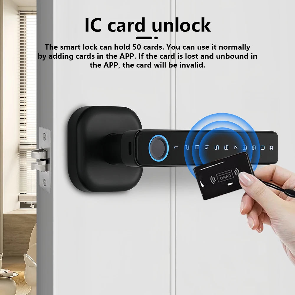 CDOK SmartGuard Pro — Tuya Fingerprint Door Lock