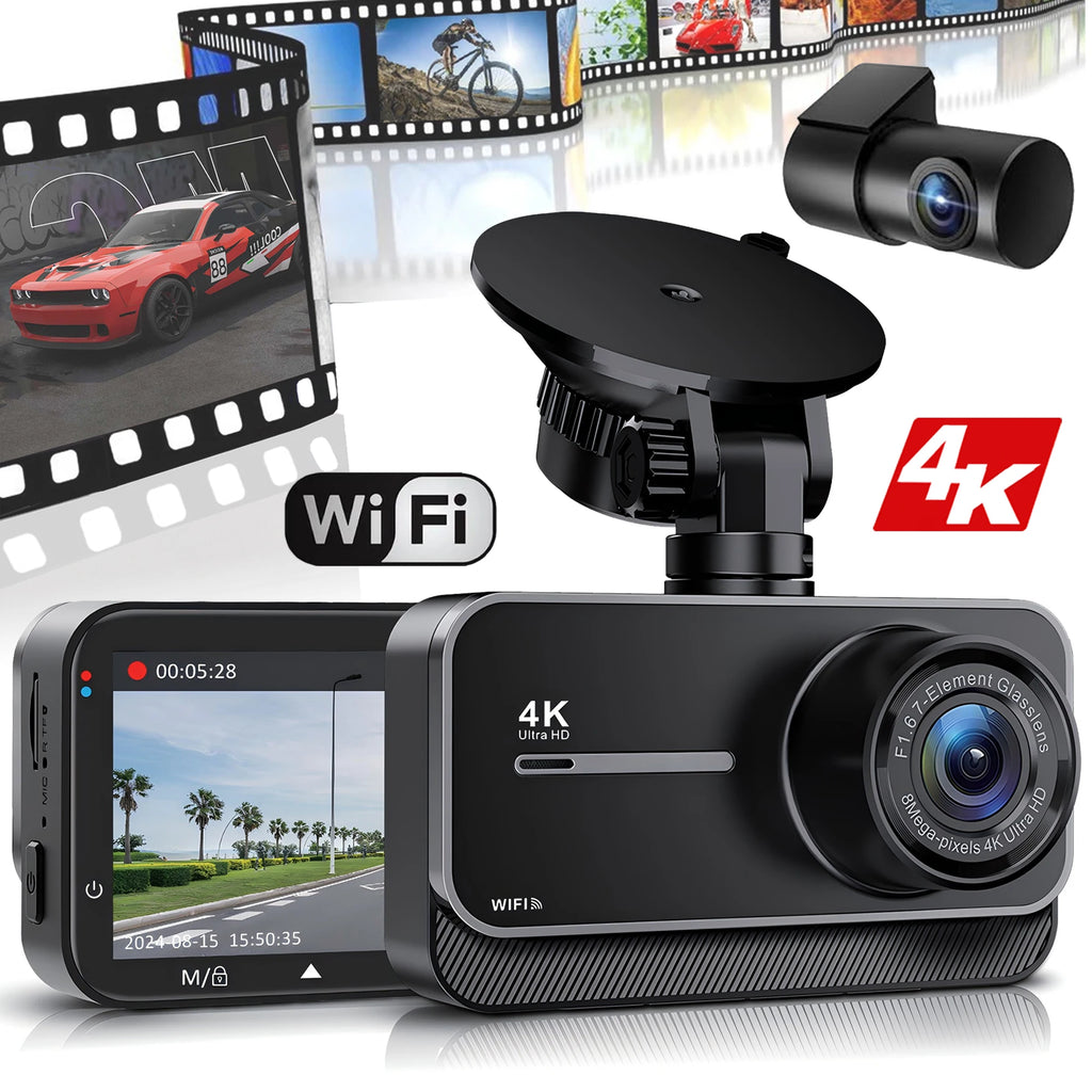 RoadGuard Pro — 4K Dual Dash Cam