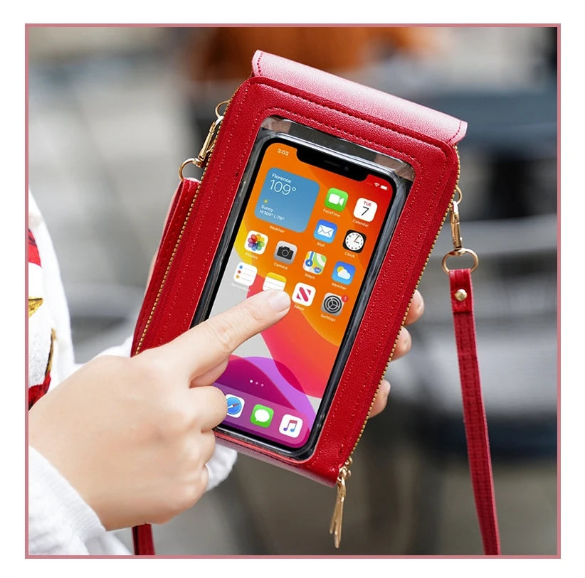 Touch-Screen Crossbody Phone Bag