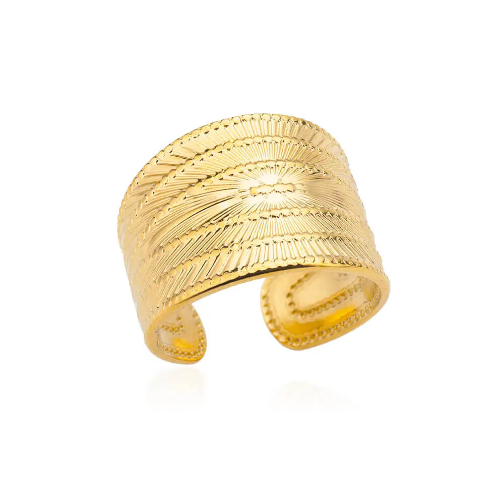Golden Vow™ Geometric Ring