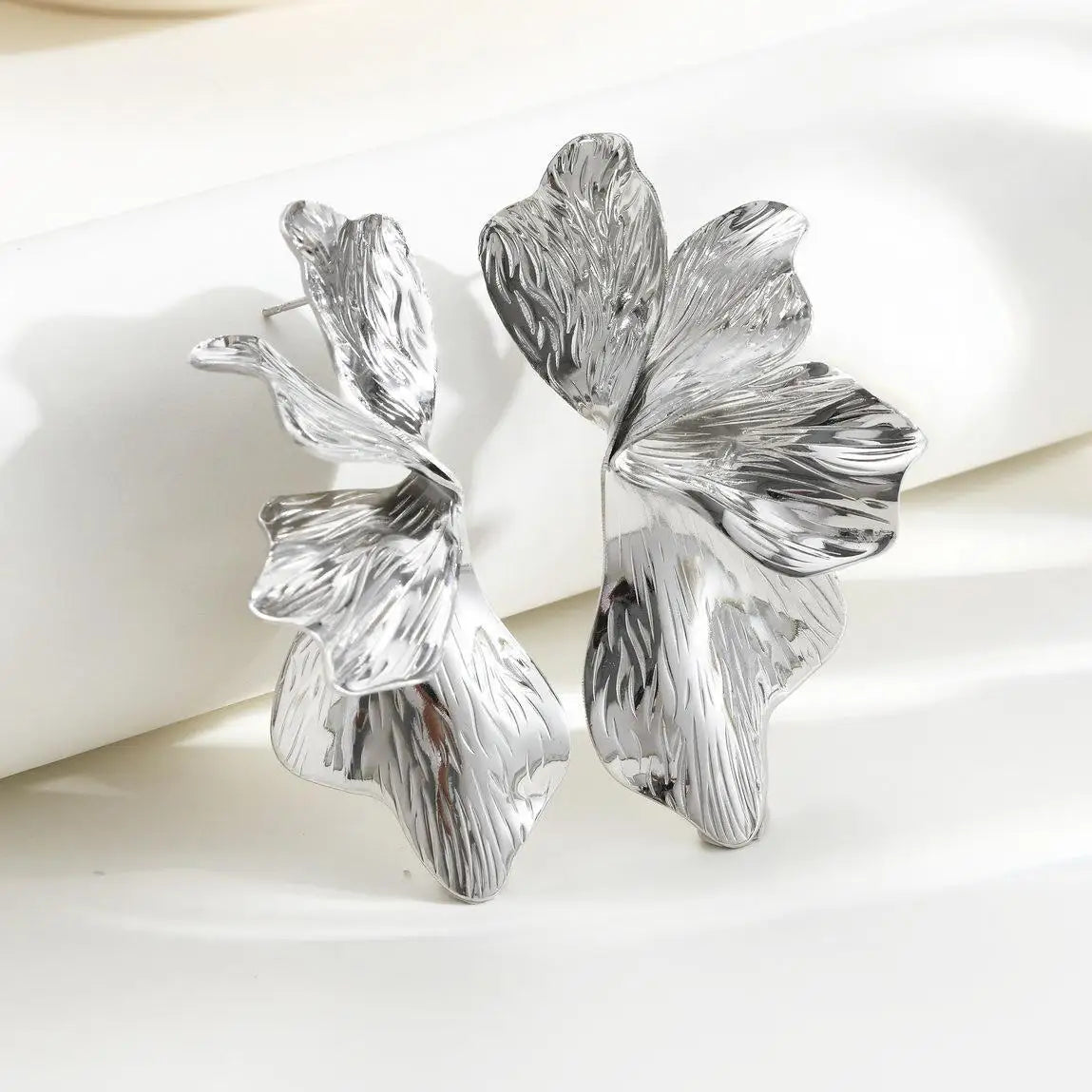 Golden Blossom Drop Earrings