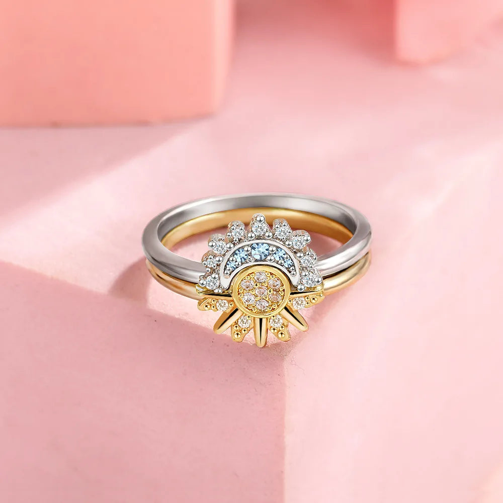 Sun & Moon Promise Rings