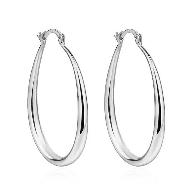 Golden Glow Hoop Earrings