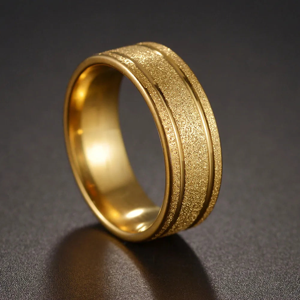 Eternal Bond – Matte Steel Ring