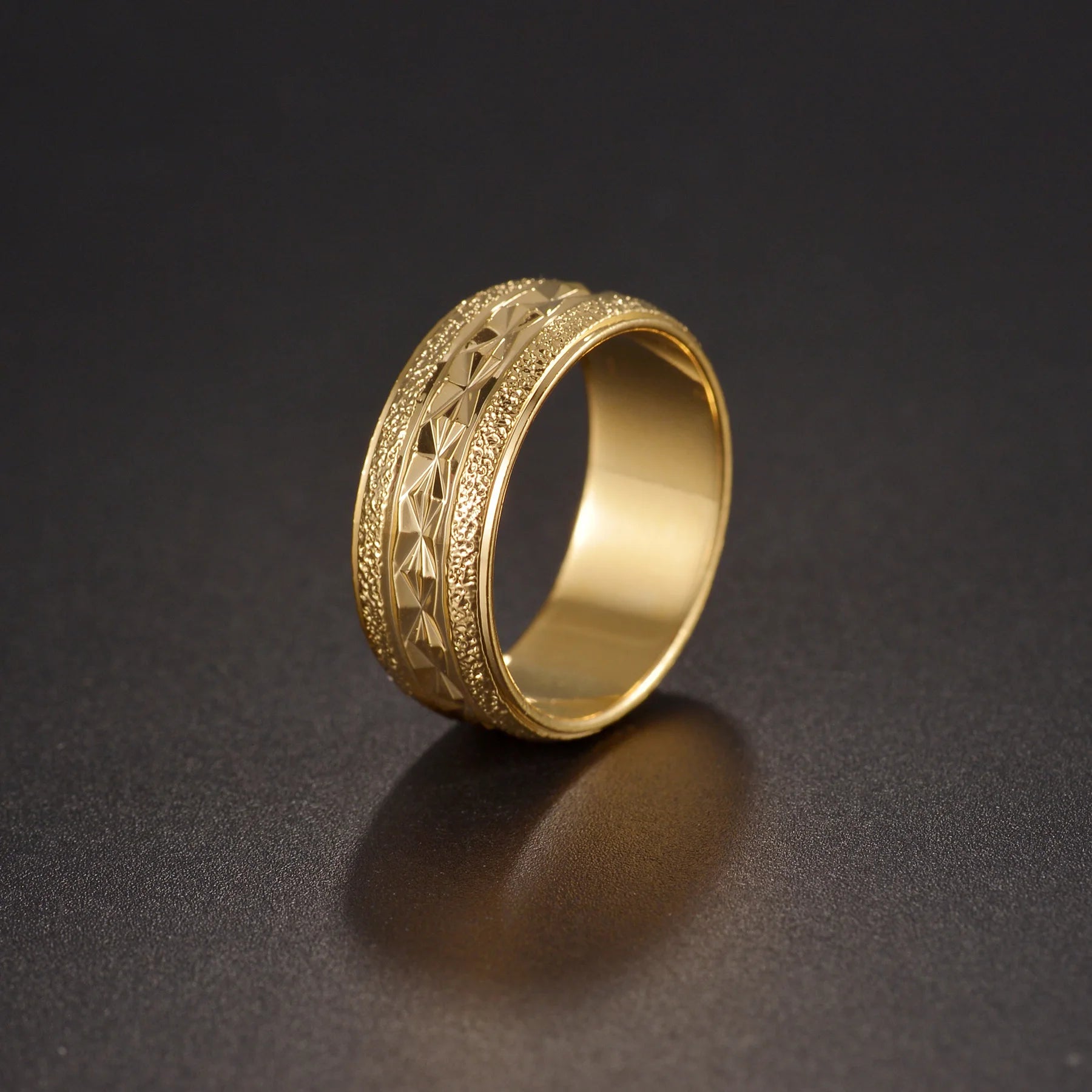 Eternal Bond – Matte Steel Ring