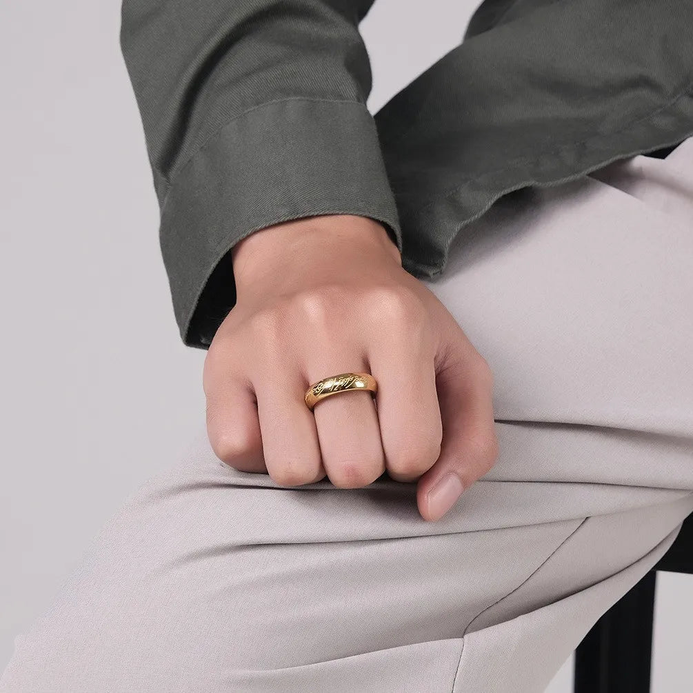 Silent Words – Stainless Steel Ring