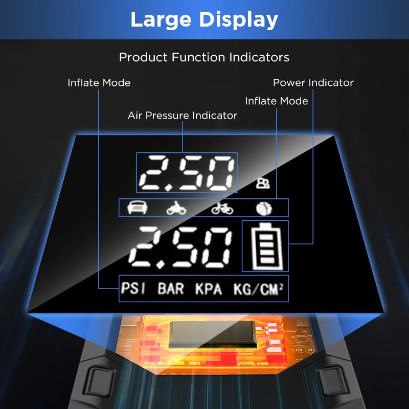 Junsun PowerBoost Pro — Car Jump Starter & Air Compressor