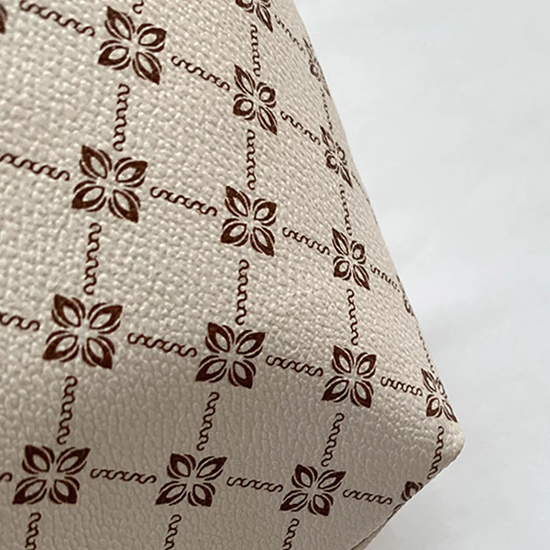 soft-leather casual tote bag