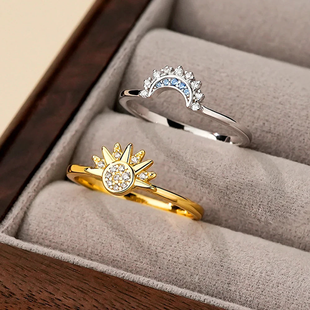 Sun & Moon Promise Rings
