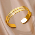 Eternal Gold Cuff Bracelet