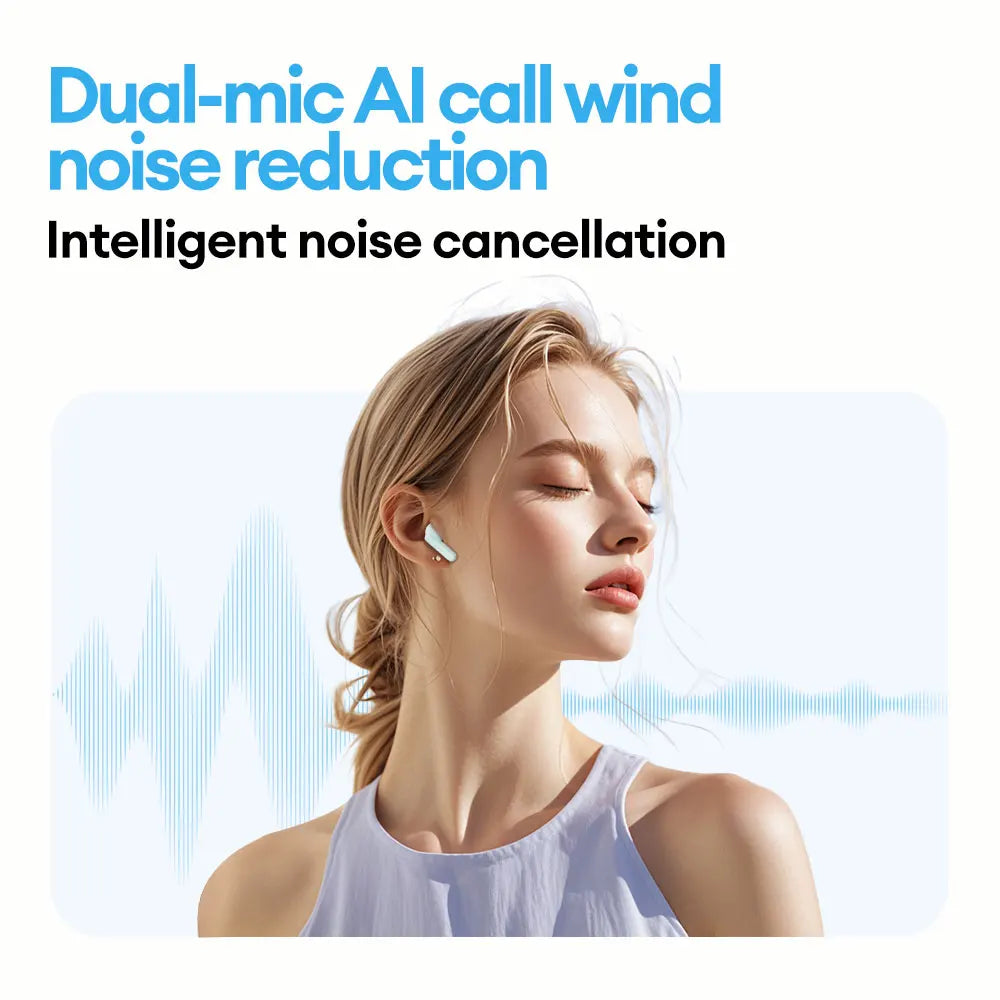 🎧 Lenovo LE209 Wireless Earbuds – ANC + 30H Battery