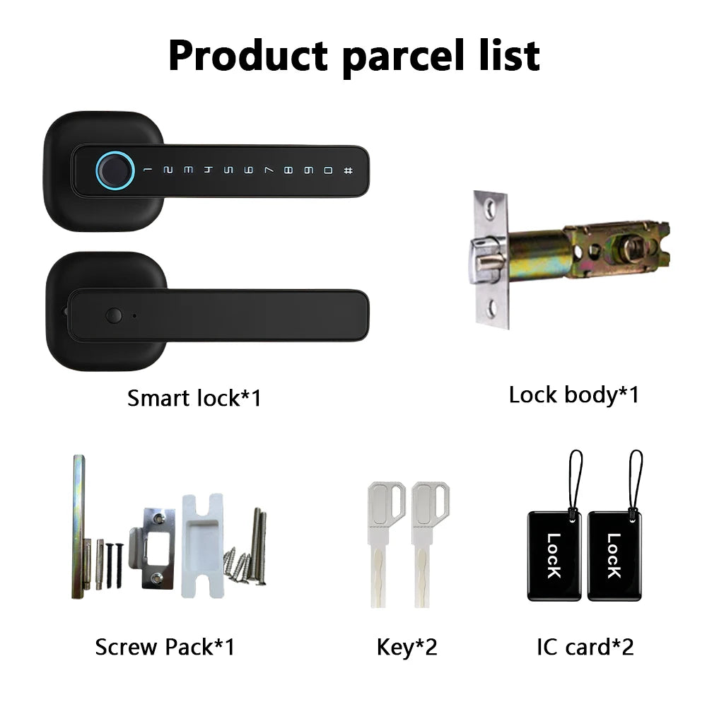 CDOK SmartGuard Pro — Tuya Fingerprint Door Lock